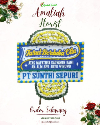 Papan Bunga Duka di Wania