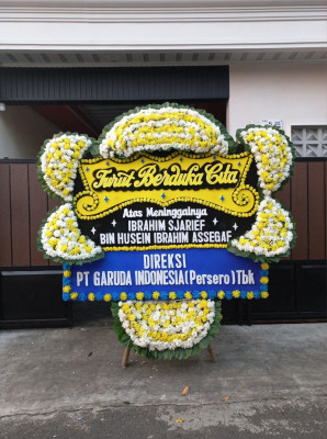 Papan Bunga Duka di Wania