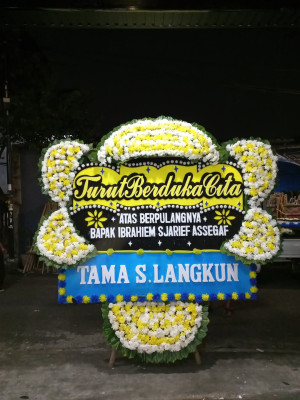 Papan Bunga Duka di Wania