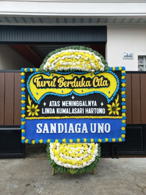 Papan Bunga Duka di Wania