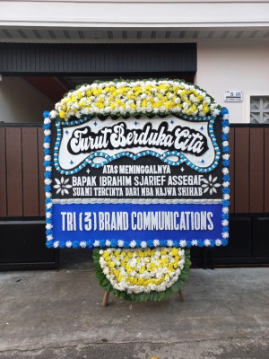 Papan Bunga Duka di Wania